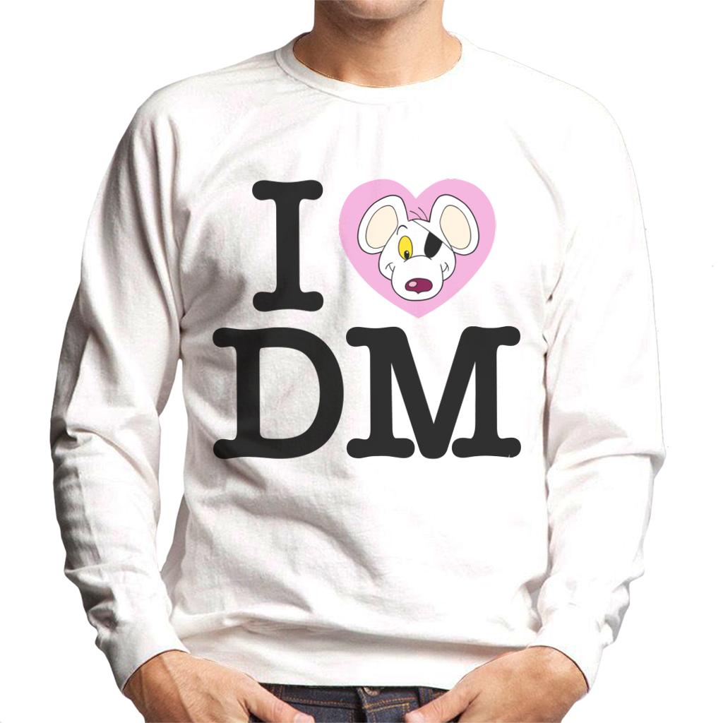 Danger Mouse I Love DM Men's Sweatshirt product image 1