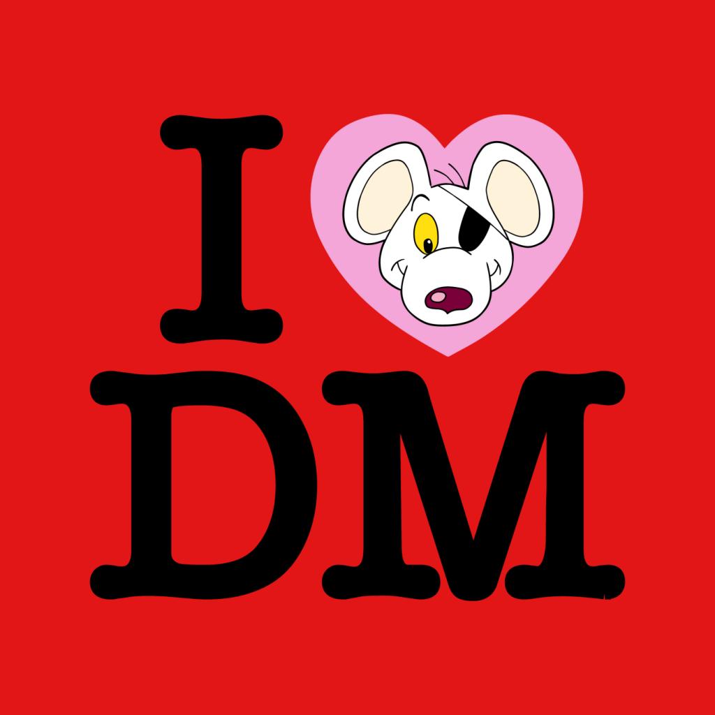 Danger Mouse I Love DM Women's T-Shirt product image 5