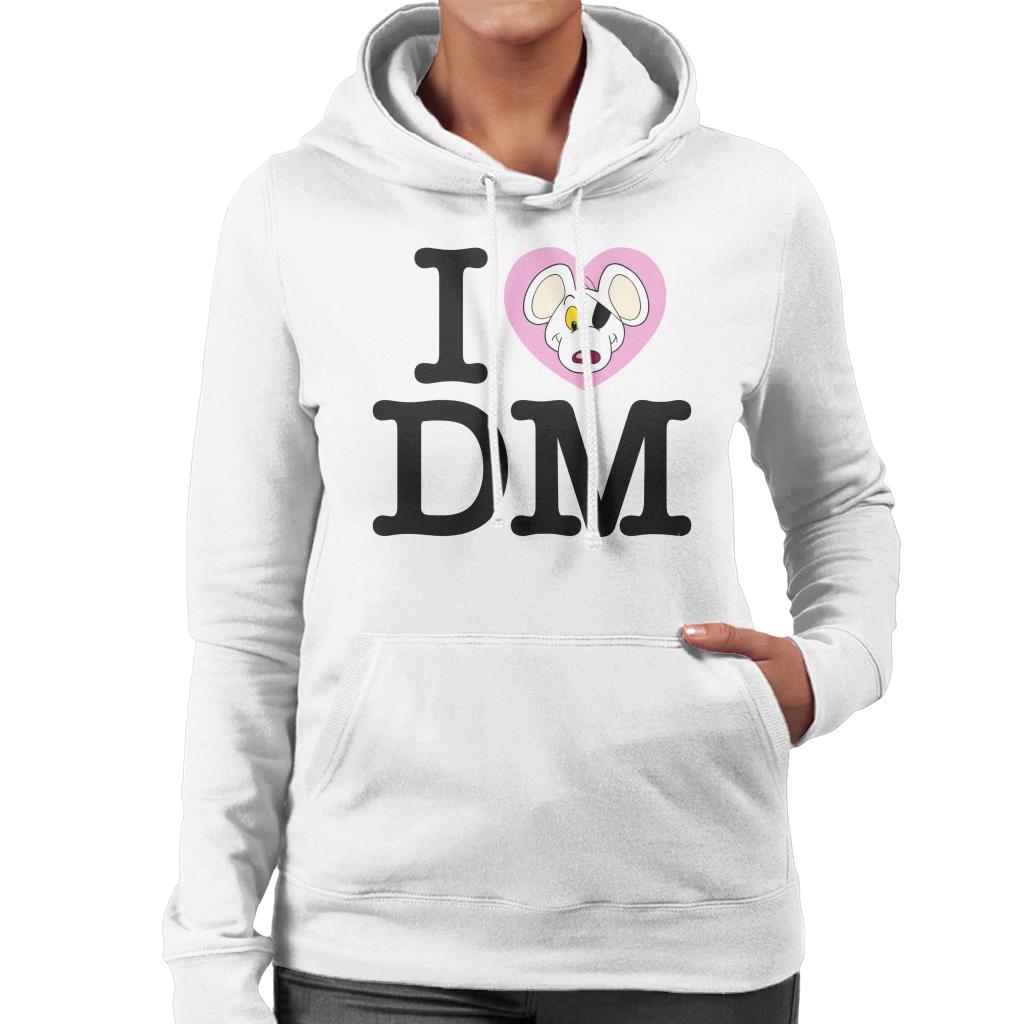Danger Mouse I Love DM Women's Hooded Sweatshirt product image 1