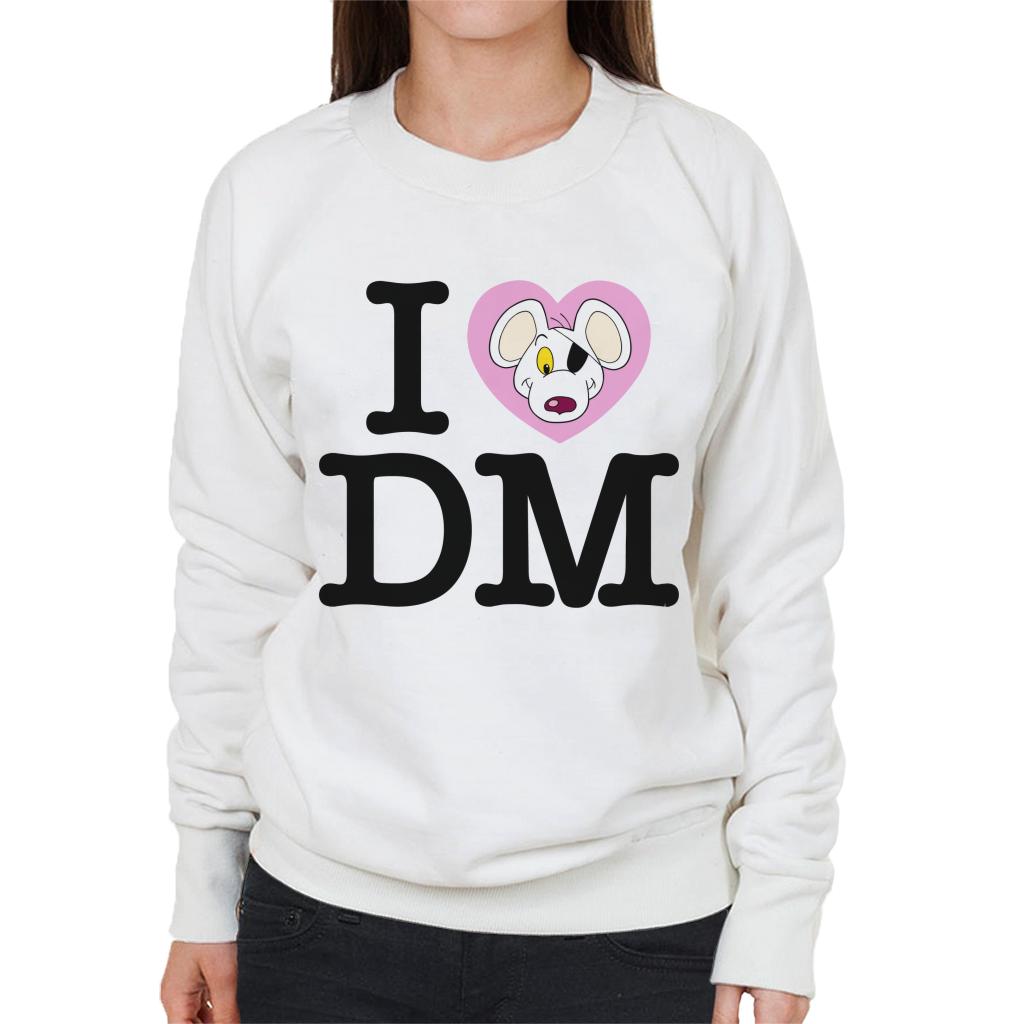 Danger Mouse I Love DM Women's Sweatshirt product image 1