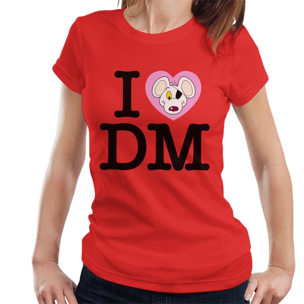 Danger Mouse I Love DM Women's T-Shirt product image 4