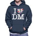 Danger Mouse I Love DM Union Jack Men's Hooded Sweatshirt product image 1