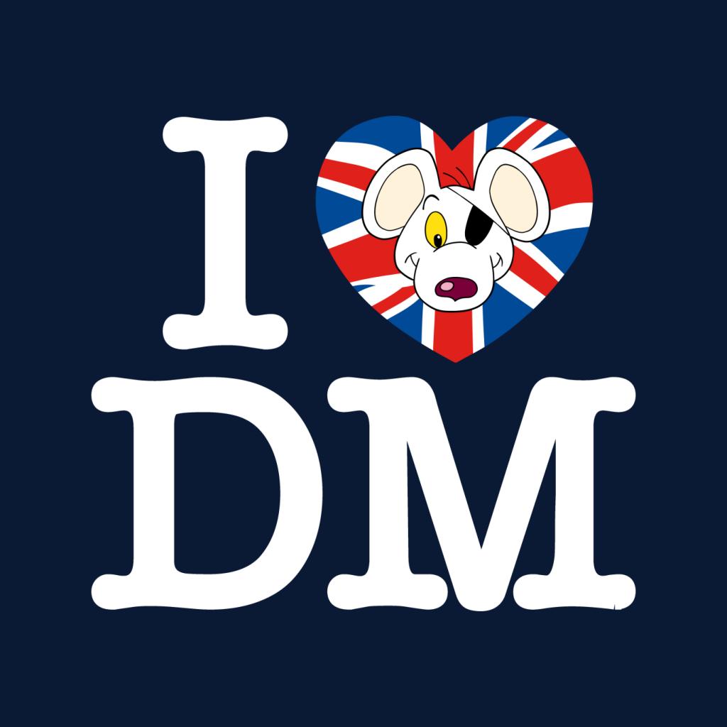 Danger Mouse I Love DM Union Jack Men's Sweatshirt product image 2