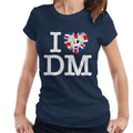 Danger Mouse I Love DM Union Jack Women's T-Shirt product image 1