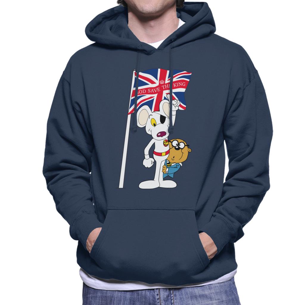 Danger Mouse Union Jack Flag God Save The King Men's Hooded product image 4