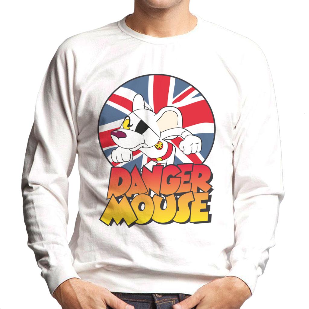 Danger Mouse Frowning Union Jack Men's Sweatshirt product image 1