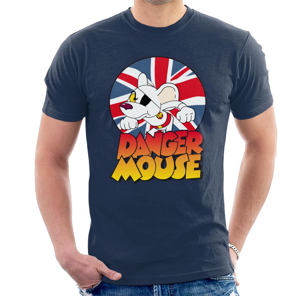 Danger Mouse Frowning Union Jack Men's T-Shirt product image 4