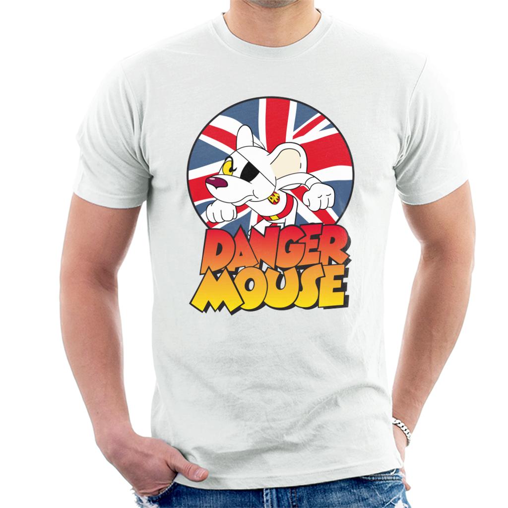 Danger Mouse Frowning Union Jack Men's T-Shirt product image 1