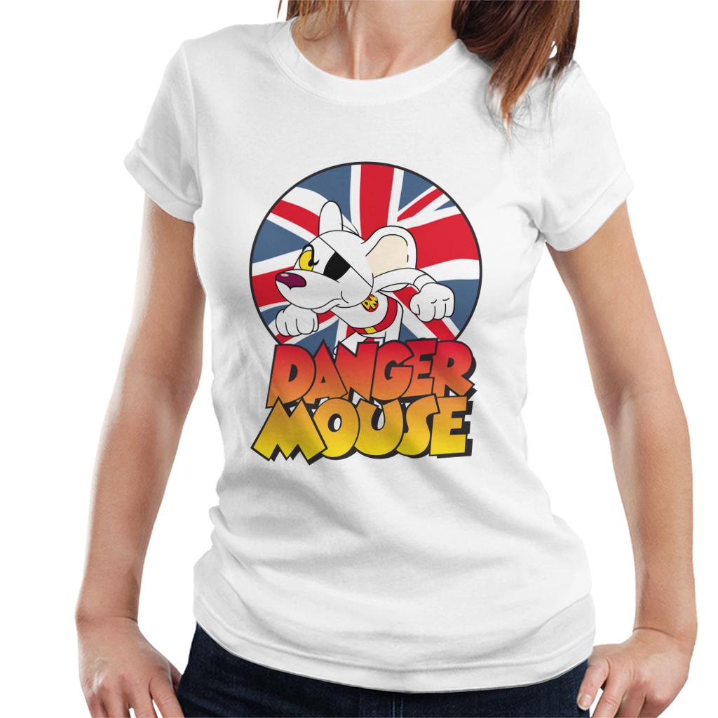 Danger Mouse Frowning Union Jack Women's T-Shirt product image 1