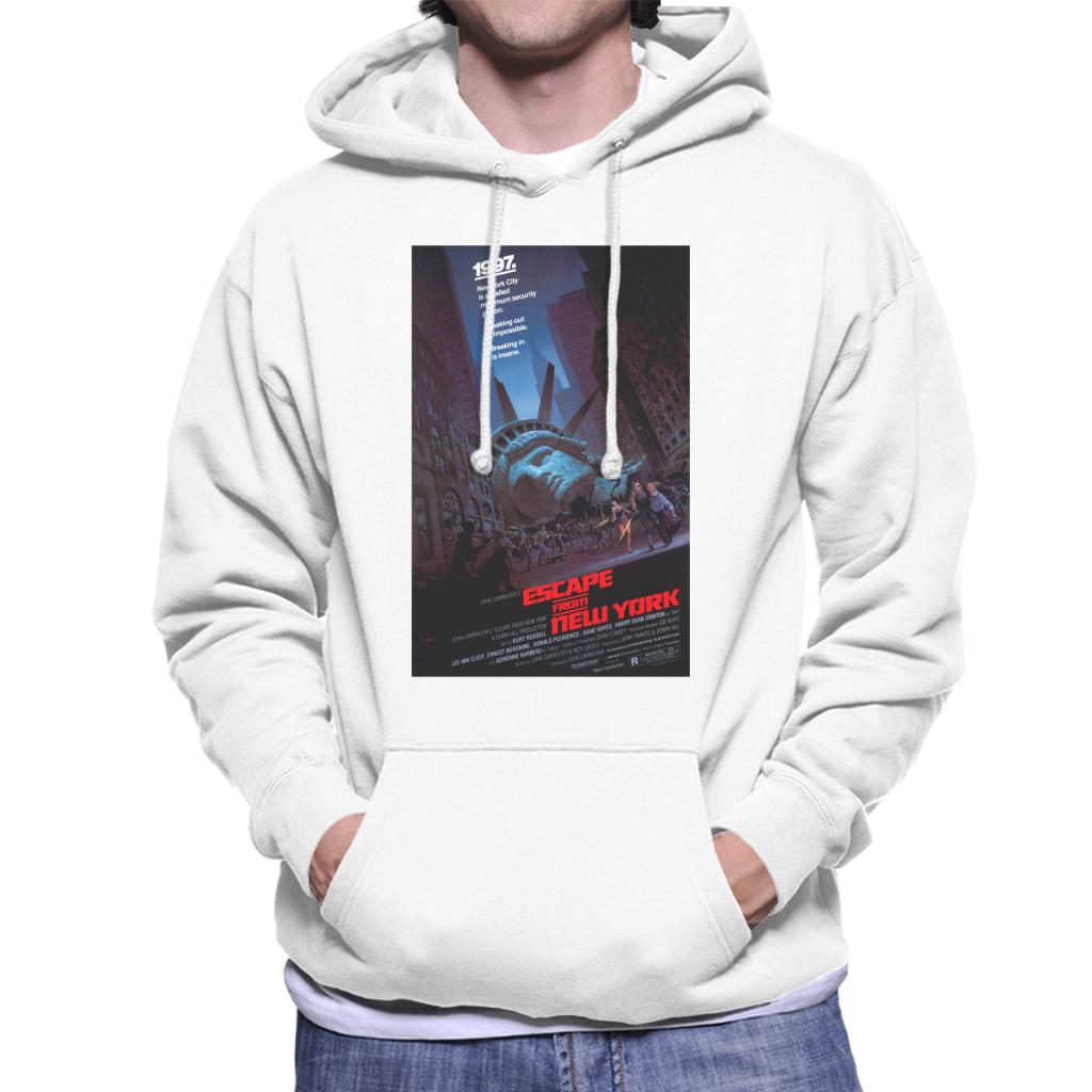 Escape From New York Prison Poster Men's Hooded Sweatshirt
