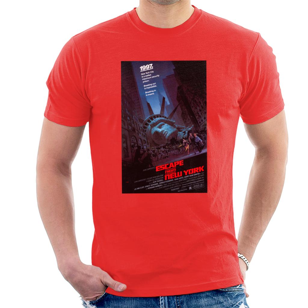 Escape From New York Prison Poster Men's T-Shirt