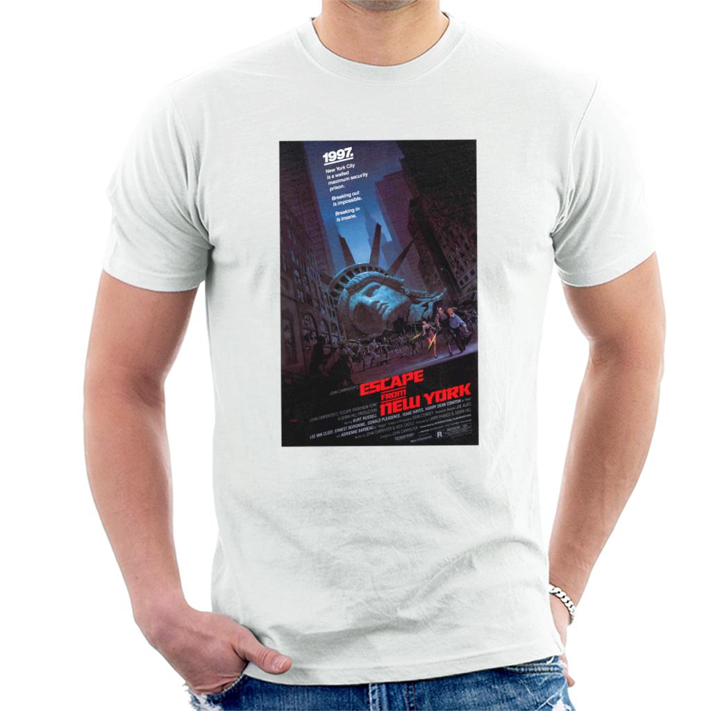 Escape From New York Prison Poster Men's T-Shirt