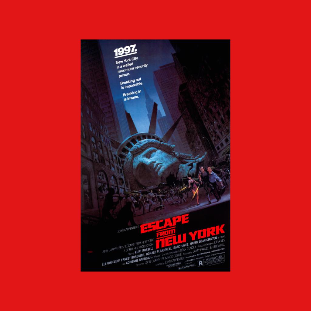 Escape From New York Prison Poster Men's T-Shirt