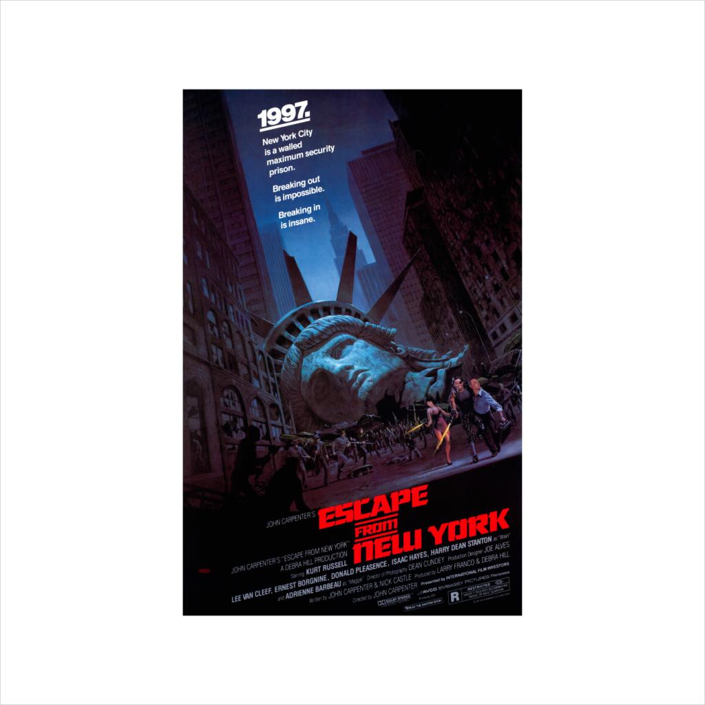 Escape From New York Prison Poster Men's T-Shirt