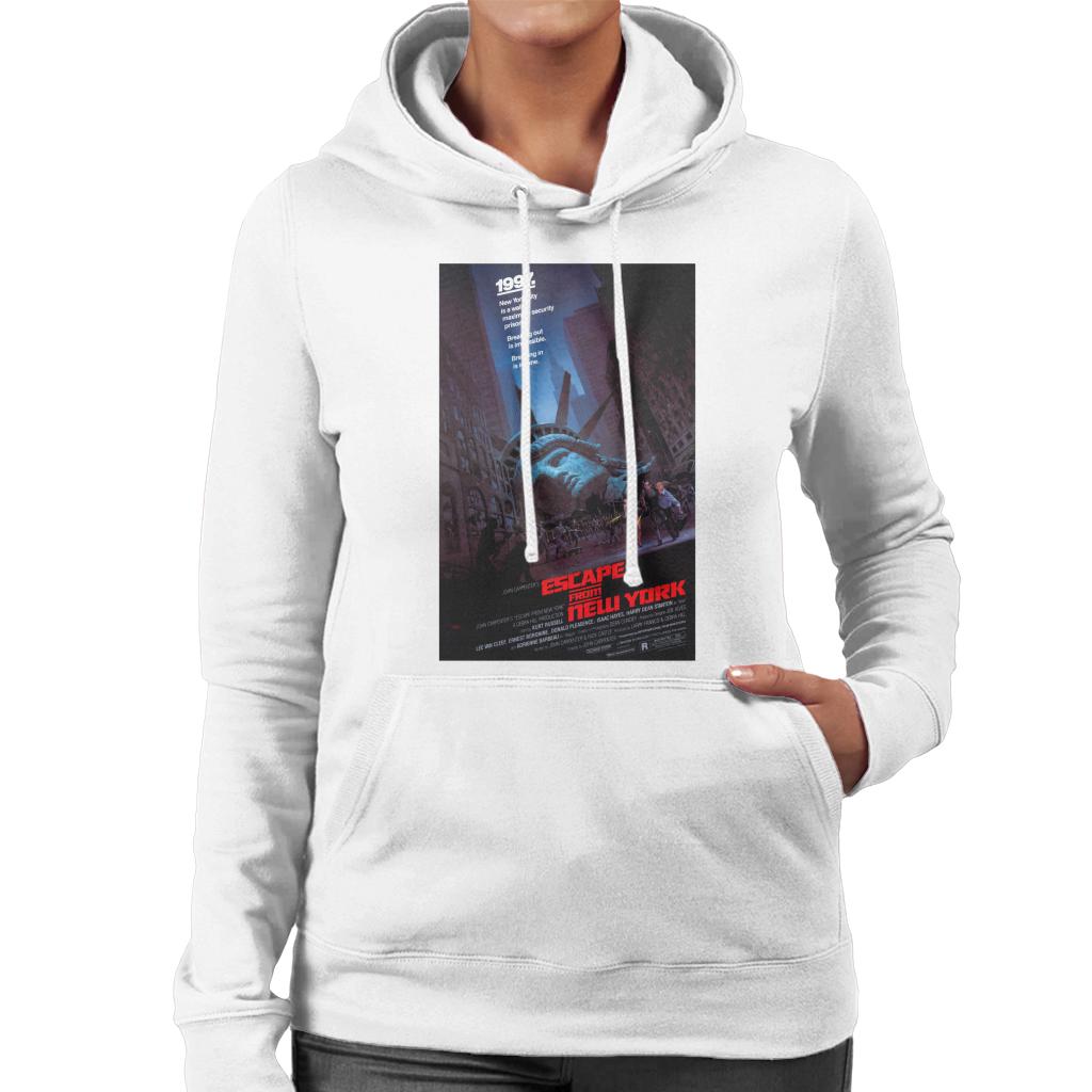Escape From New York Prison Poster Women's Hooded Sweatshirt