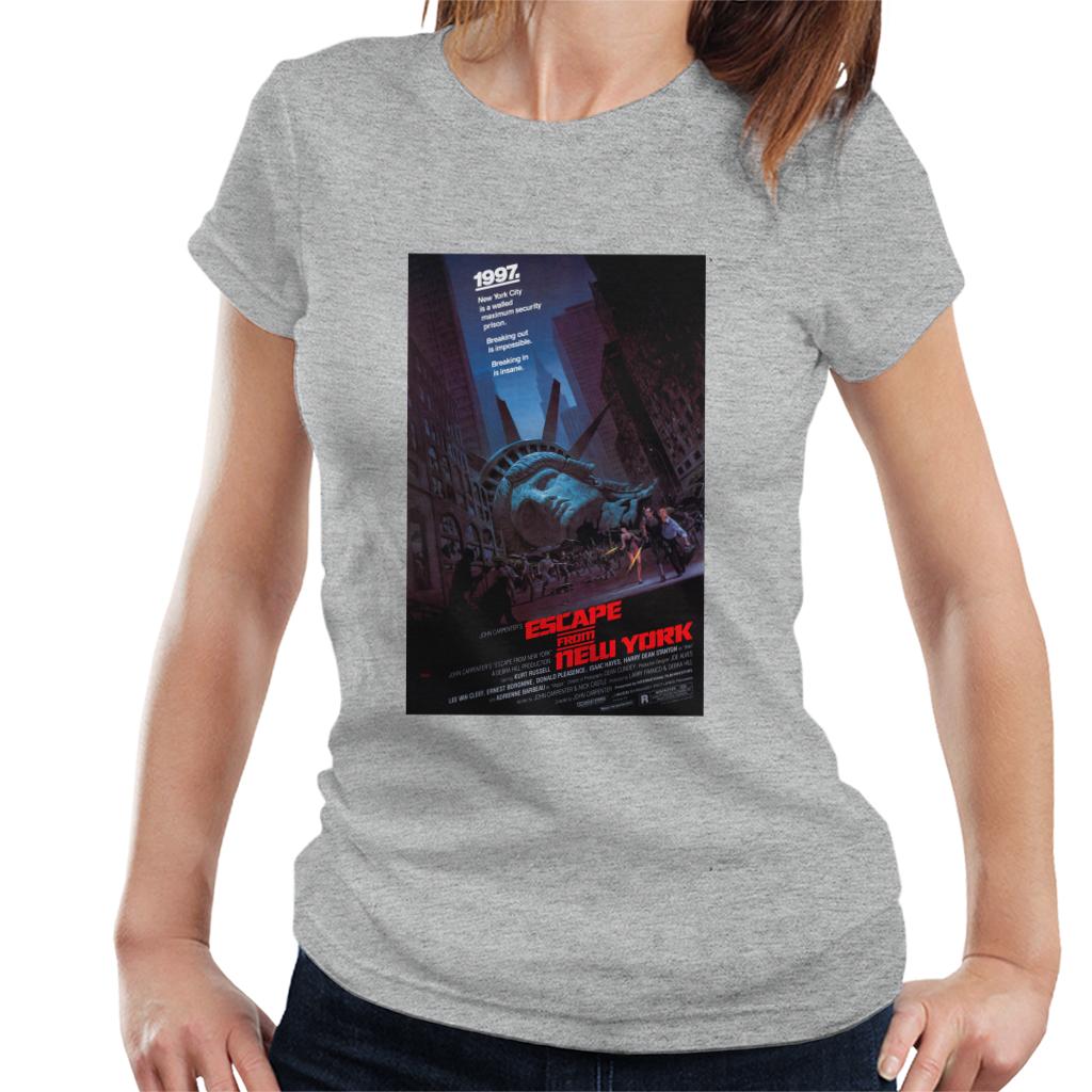 Escape From New York Prison Poster Women's T-Shirt