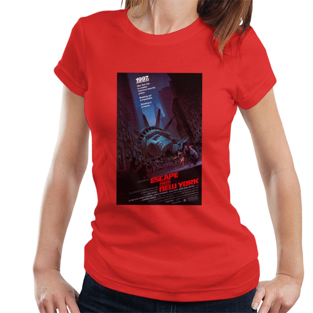 Escape From New York Prison Poster Women's T-Shirt