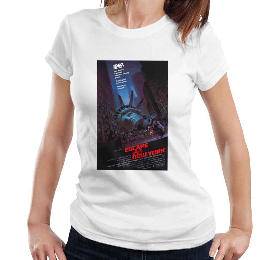Escape From New York Prison Poster Women's T-Shirt