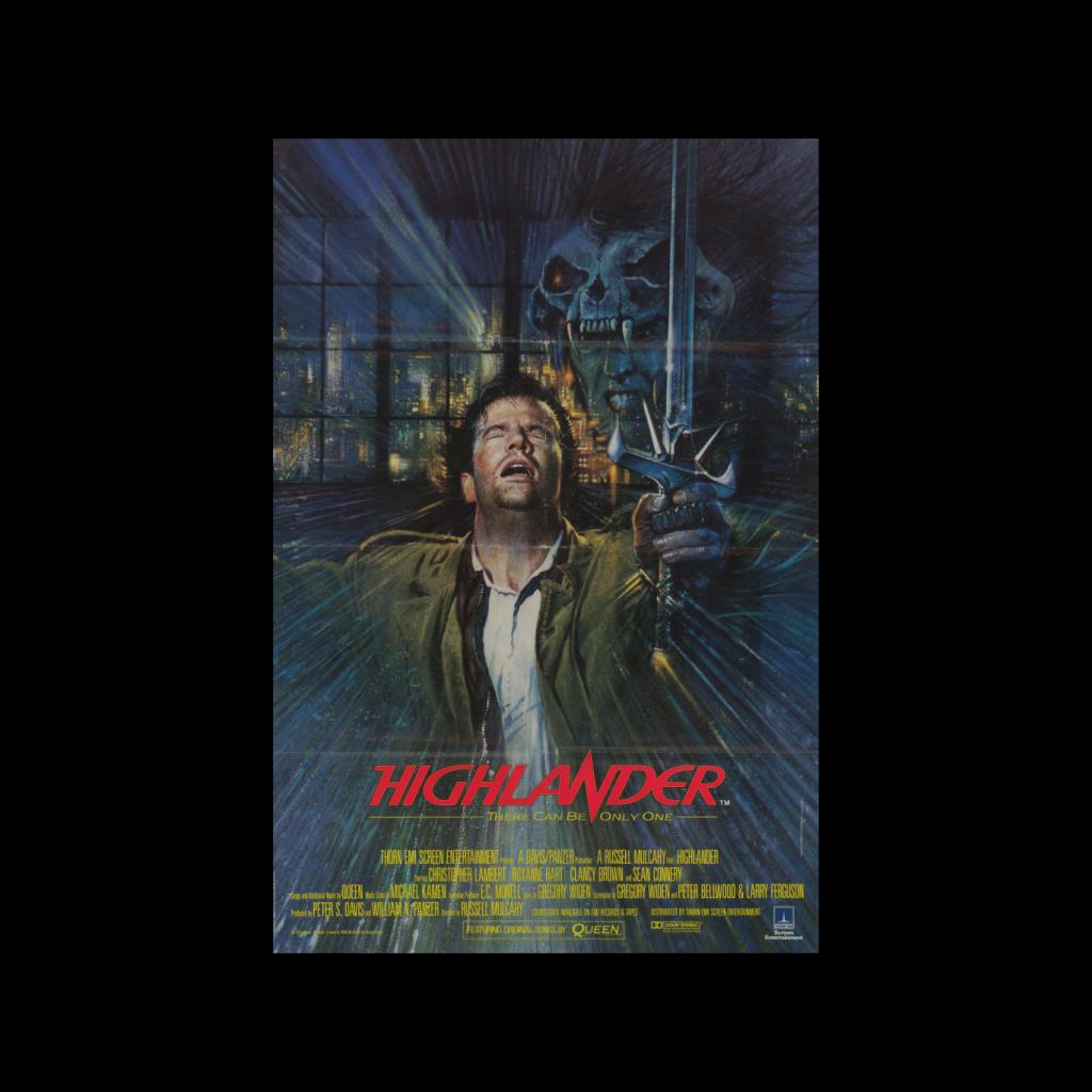 Highlander 1986 Movie Poster Montage Men's Sweatshirt