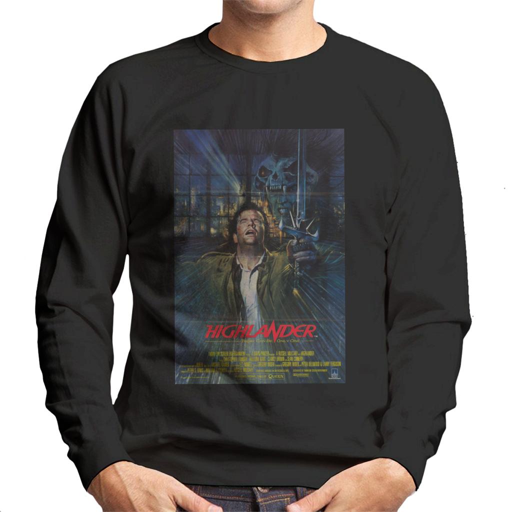 Highlander 1986 Movie Poster Montage Men's Sweatshirt