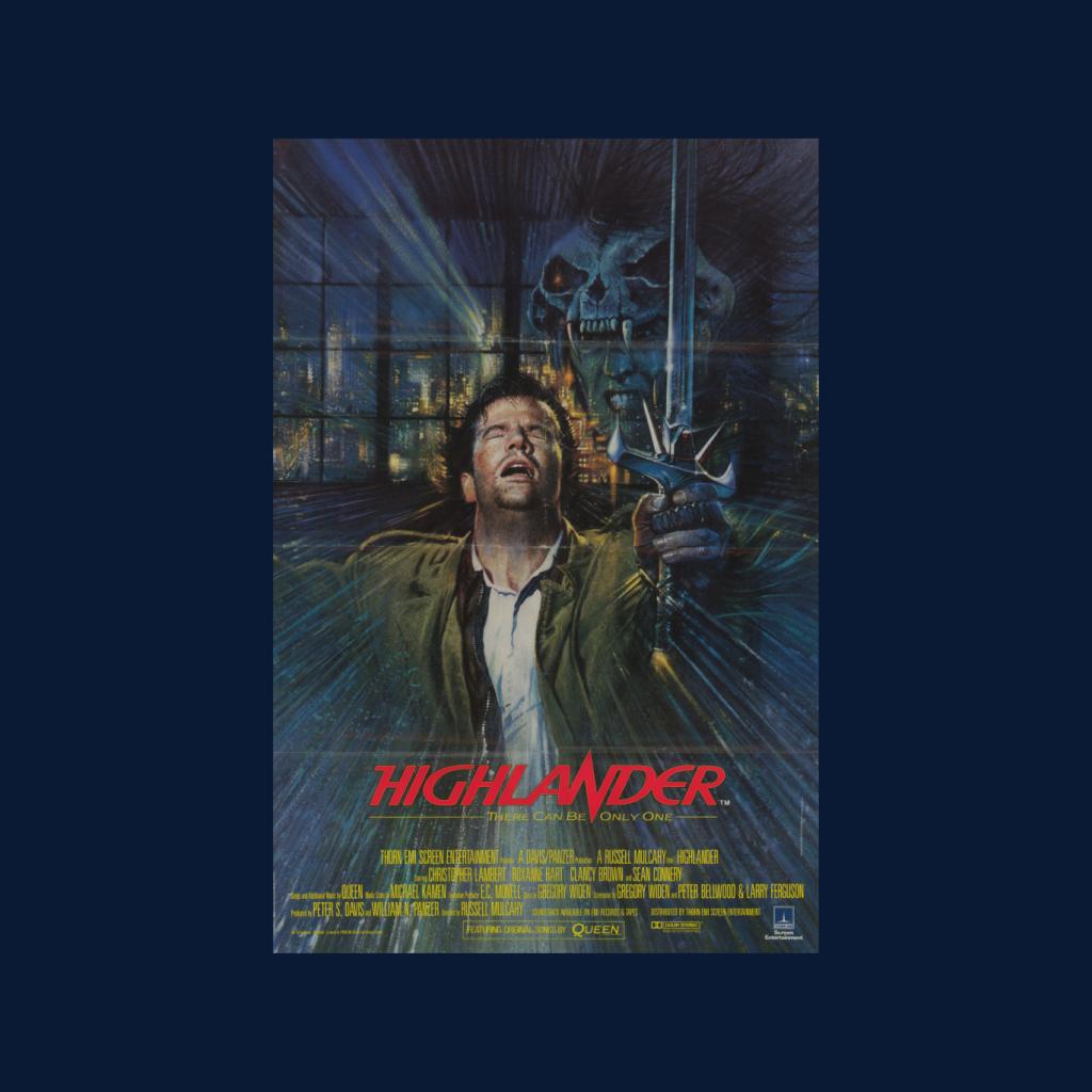 Highlander 1986 Movie Poster Montage Men's Sweatshirt