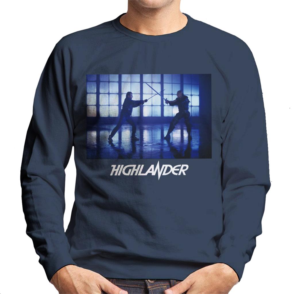 Highlander 1986 Immortals Clash Swords Men's Sweatshirt product image 1