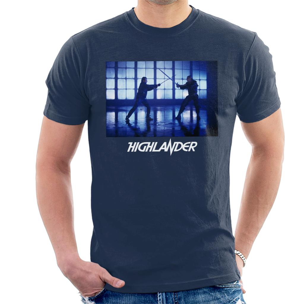 Highlander 1986 Immortals Clash Swords Men's T-Shirt product image 1