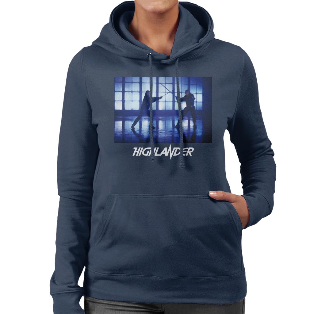Highlander 1986 Immortals Clash Swords Women's Hooded product image 1