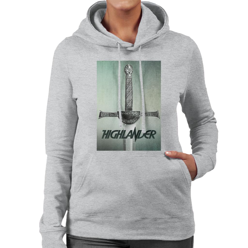 Highlander 1986 Macleod Broadsword Women's Hooded Sweatshirt product image 1