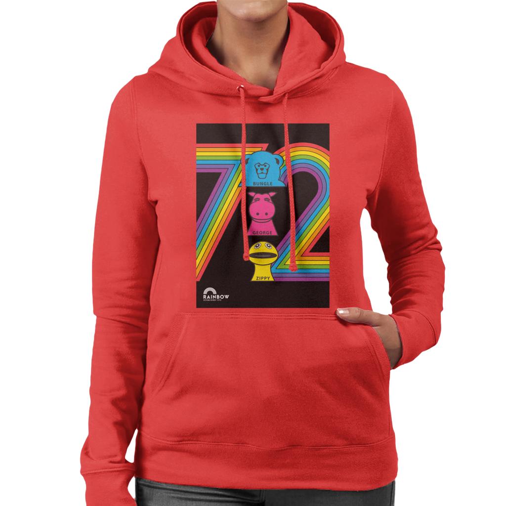Rainbow 1972 Bungle George And Zippy Women's Hooded product image 4