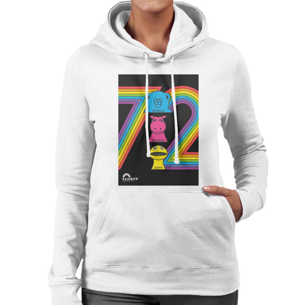 Rainbow 1972 Bungle George And Zippy Women's Hooded product image 1