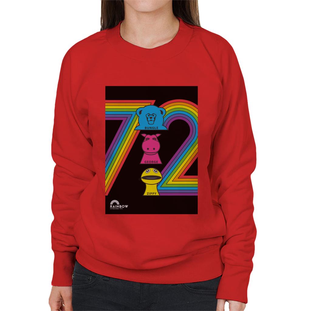 Rainbow 1972 Bungle George And Zippy Women's Sweatshirt product image 4