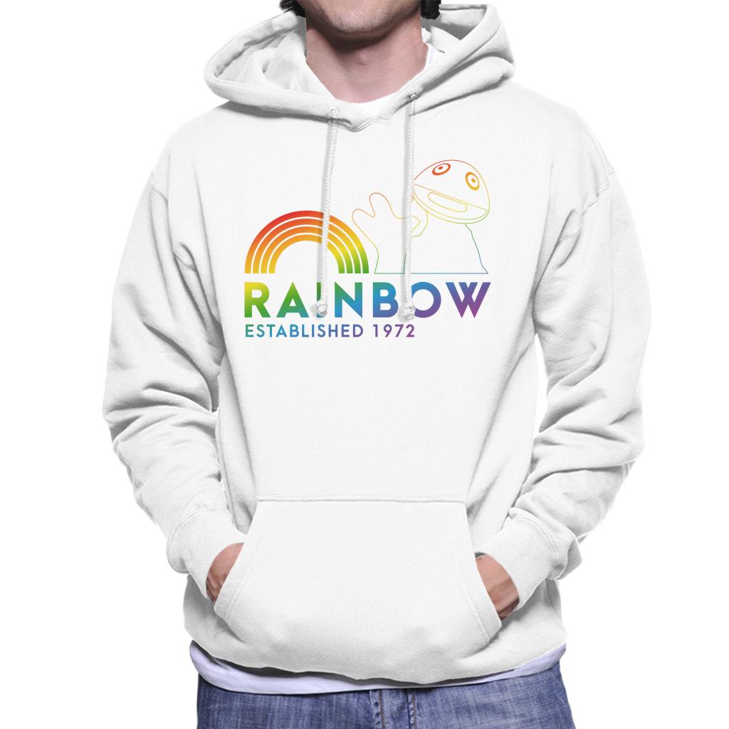 Rainbow 1972 Zippy Men's Hooded Sweatshirt product image 1
