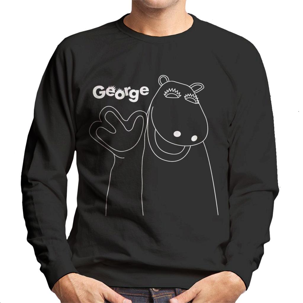 Rainbow 1972 George Waving Outline Men's Sweatshirt product image 1