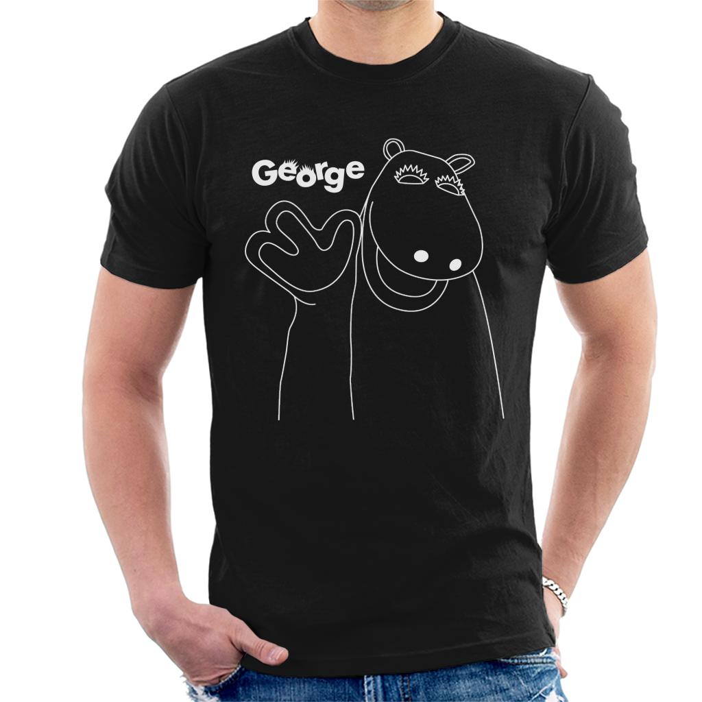 Rainbow 1972 George Waving Outline Men's T-Shirt product image 1
