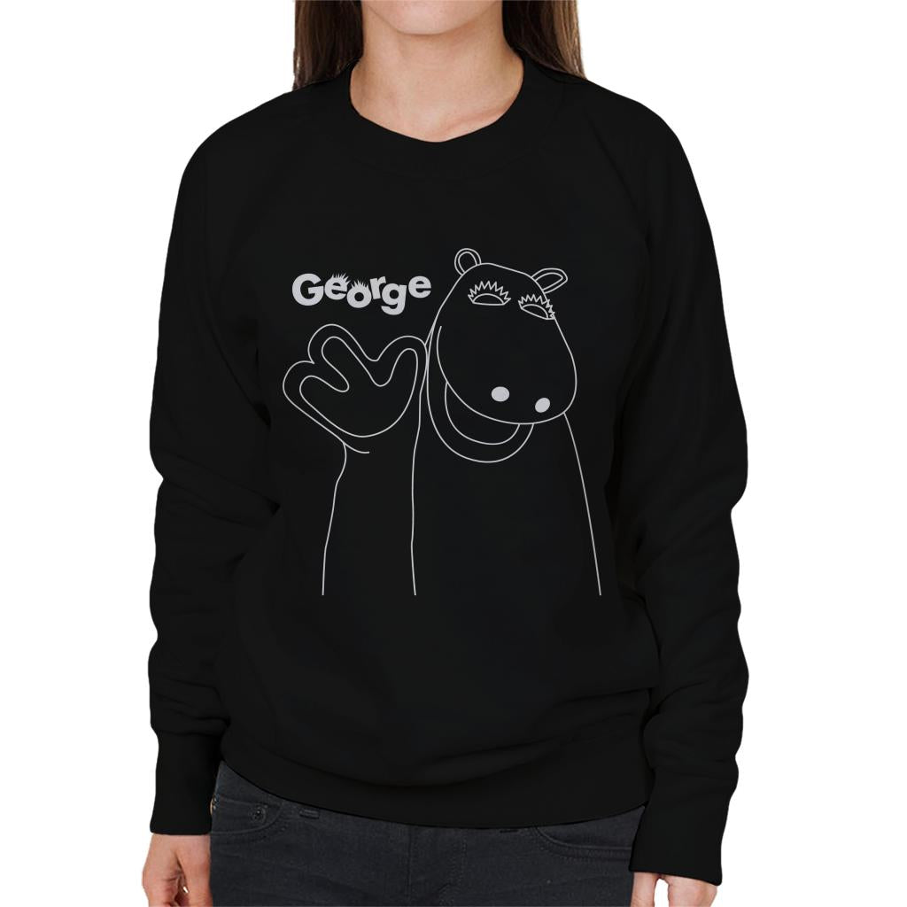 Rainbow 1972 George Waving Outline Women's Sweatshirt product image 1