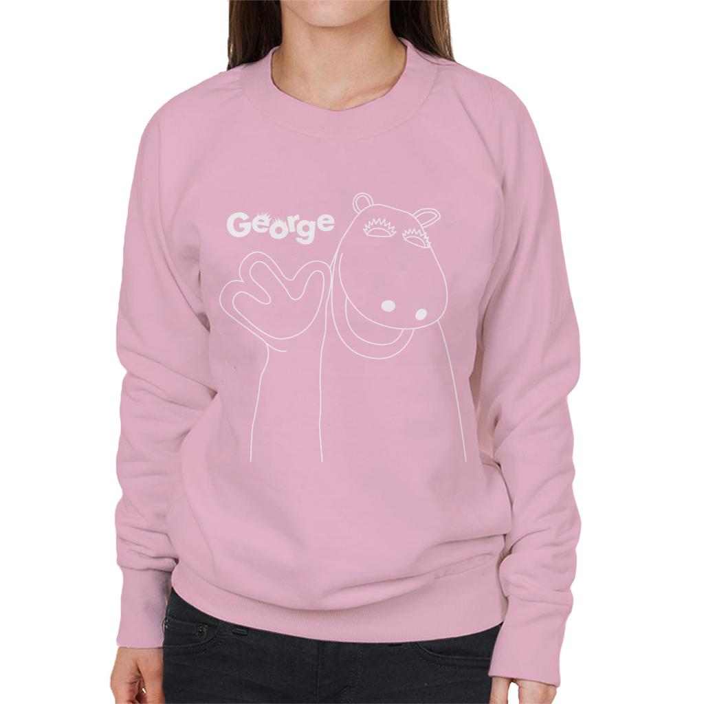 Rainbow 1972 George Waving Outline Women's Sweatshirt product image 4