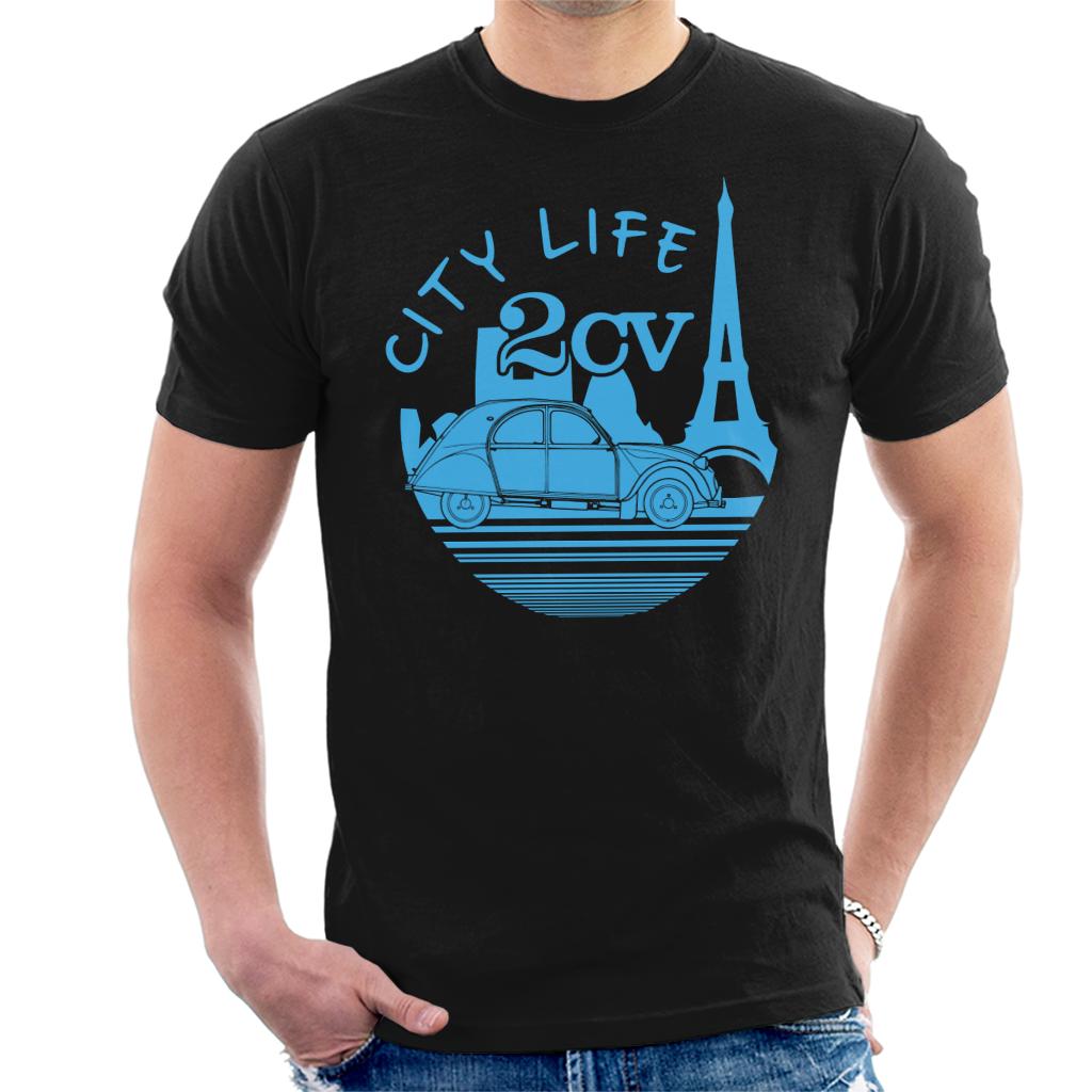 Citroen 2CV City Life Paris Men's T-Shirt product image 1