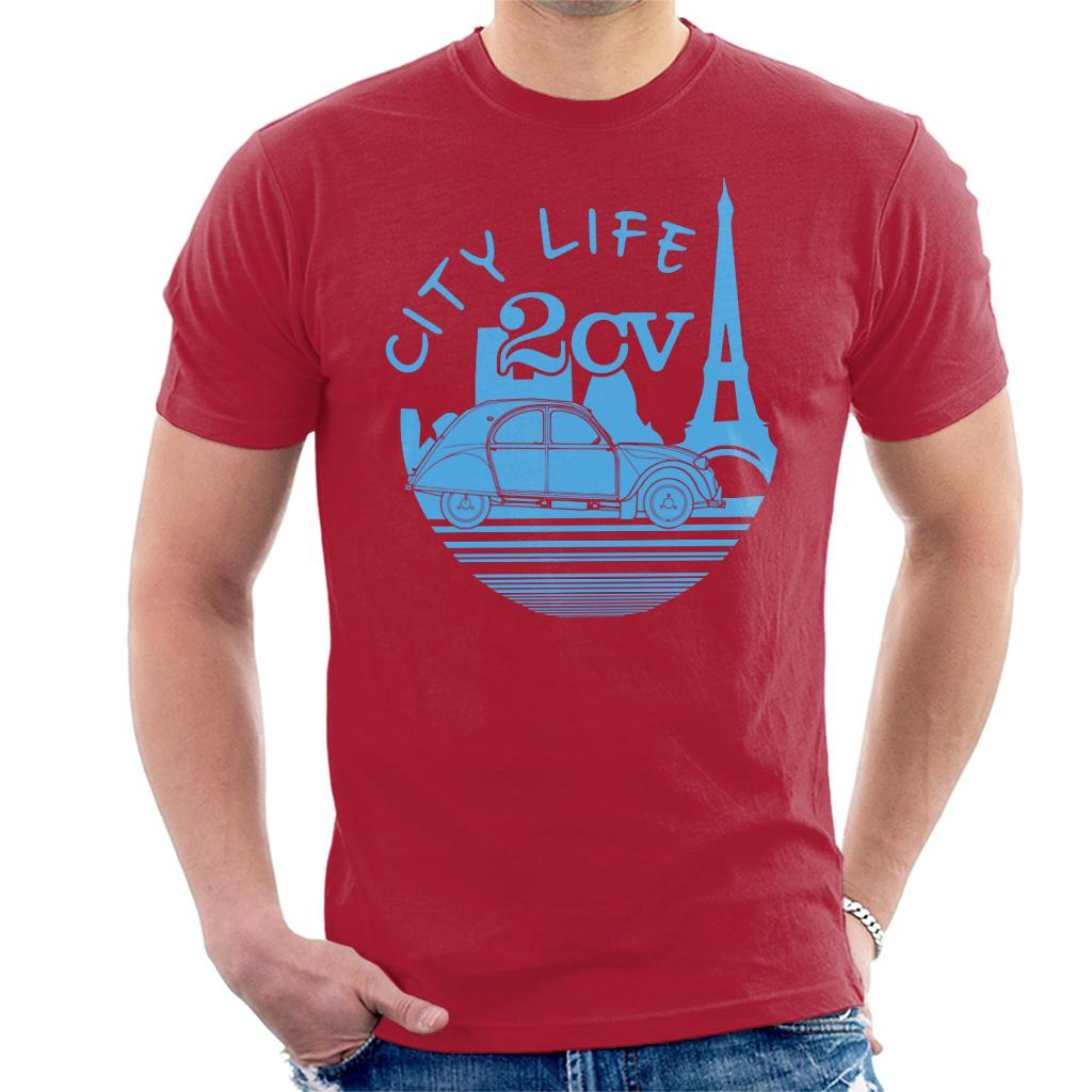 Citroen 2CV City Life Paris Men's T-Shirt product image 6