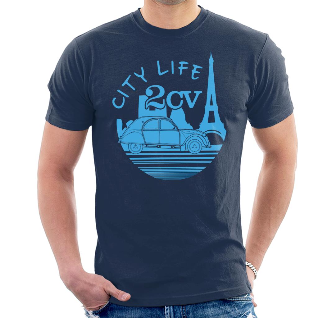 Citroen 2CV City Life Paris Men's T-Shirt product image 4