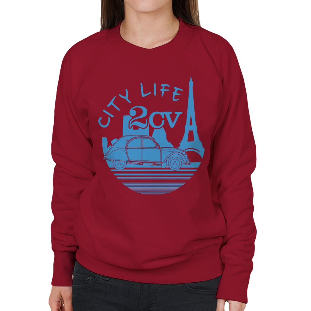 Citroen 2CV City Life Paris Women's Sweatshirt product image 6