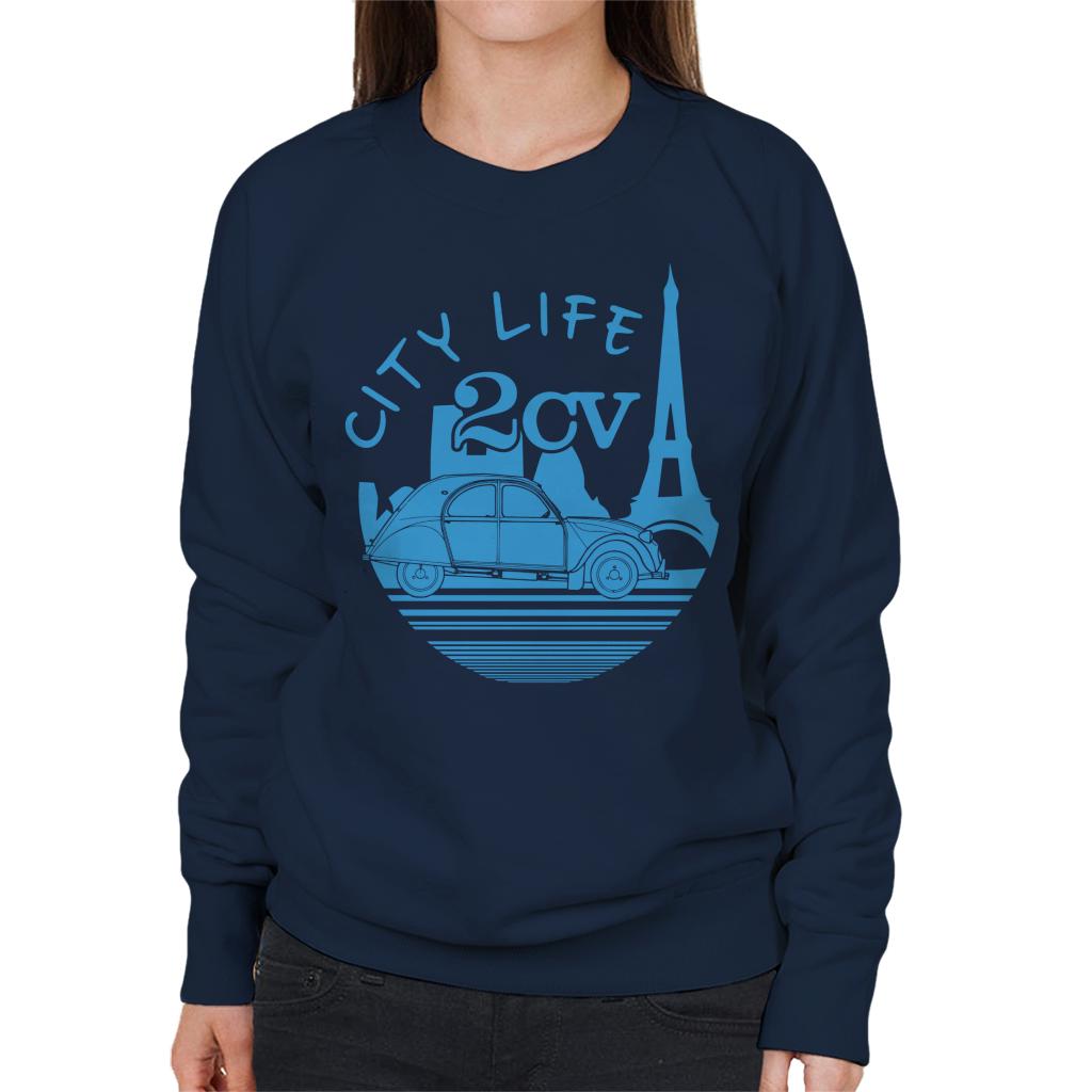 Citroen 2CV City Life Paris Women's Sweatshirt product image 4