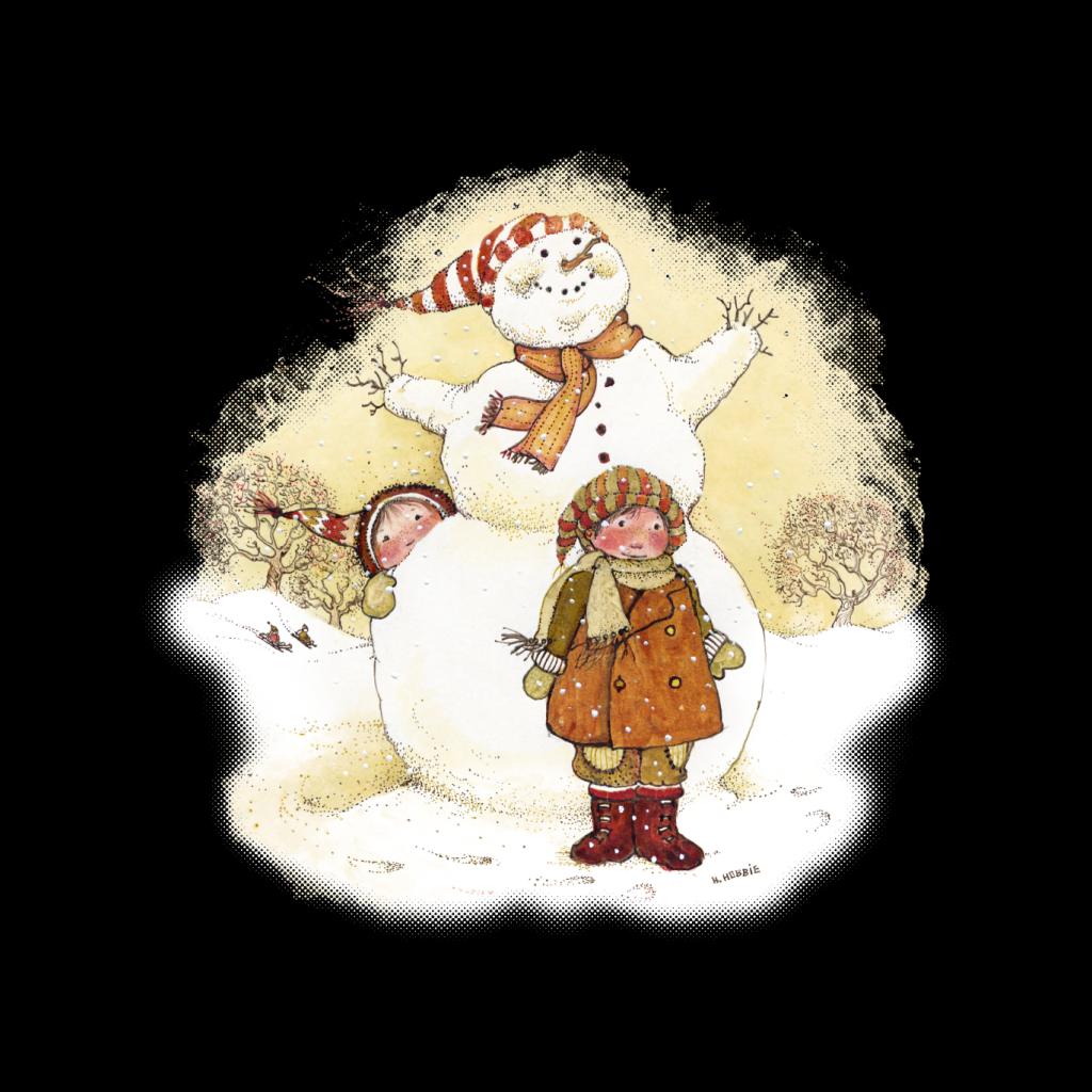 Holly Hobbie Christmas Snowman Kid's Hooded Sweatshirt product image 2