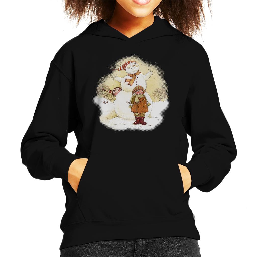 Holly Hobbie Christmas Snowman Kid's Hooded Sweatshirt product image 1