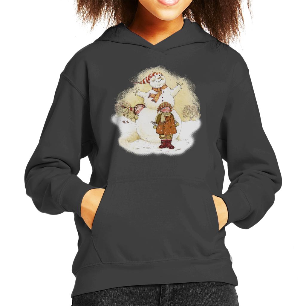 Holly Hobbie Christmas Snowman Kid's Hooded Sweatshirt product image 4
