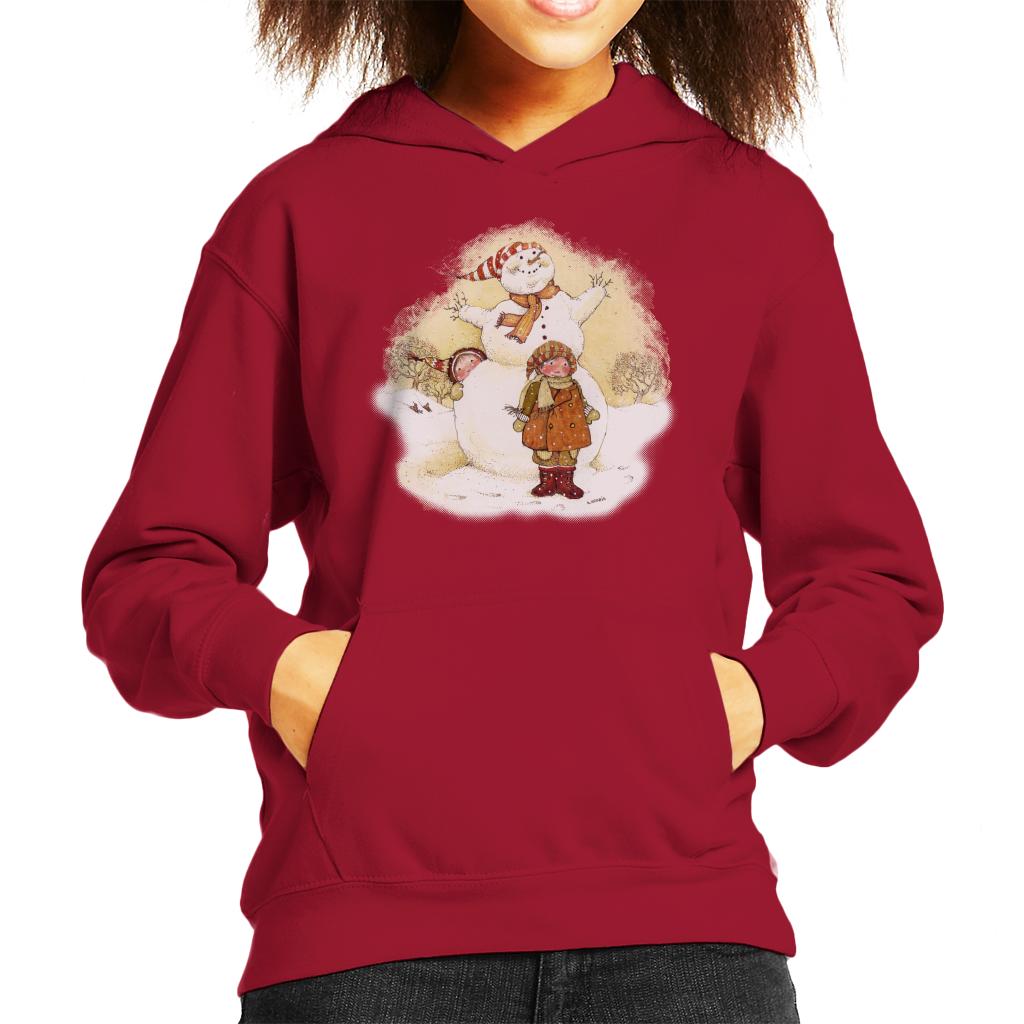 Holly Hobbie Christmas Snowman Kid's Hooded Sweatshirt product image 10