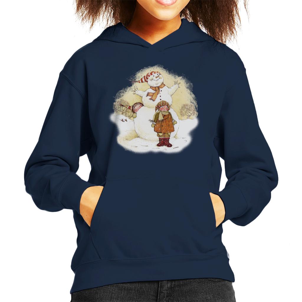 Holly Hobbie Christmas Snowman Kid's Hooded Sweatshirt product image 6