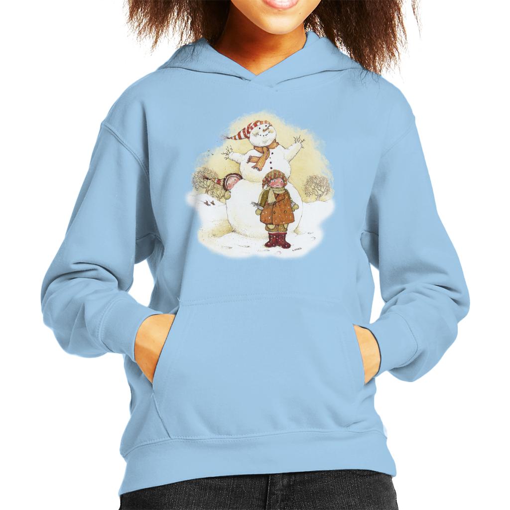 Holly Hobbie Christmas Snowman Kid's Hooded Sweatshirt product image 8