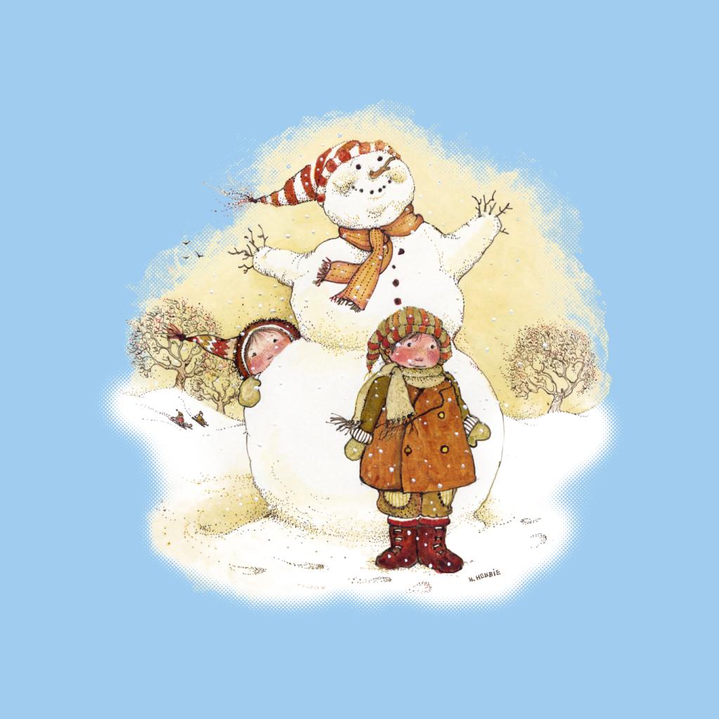 Holly Hobbie Christmas Snowman Kid's Hooded Sweatshirt product image 9