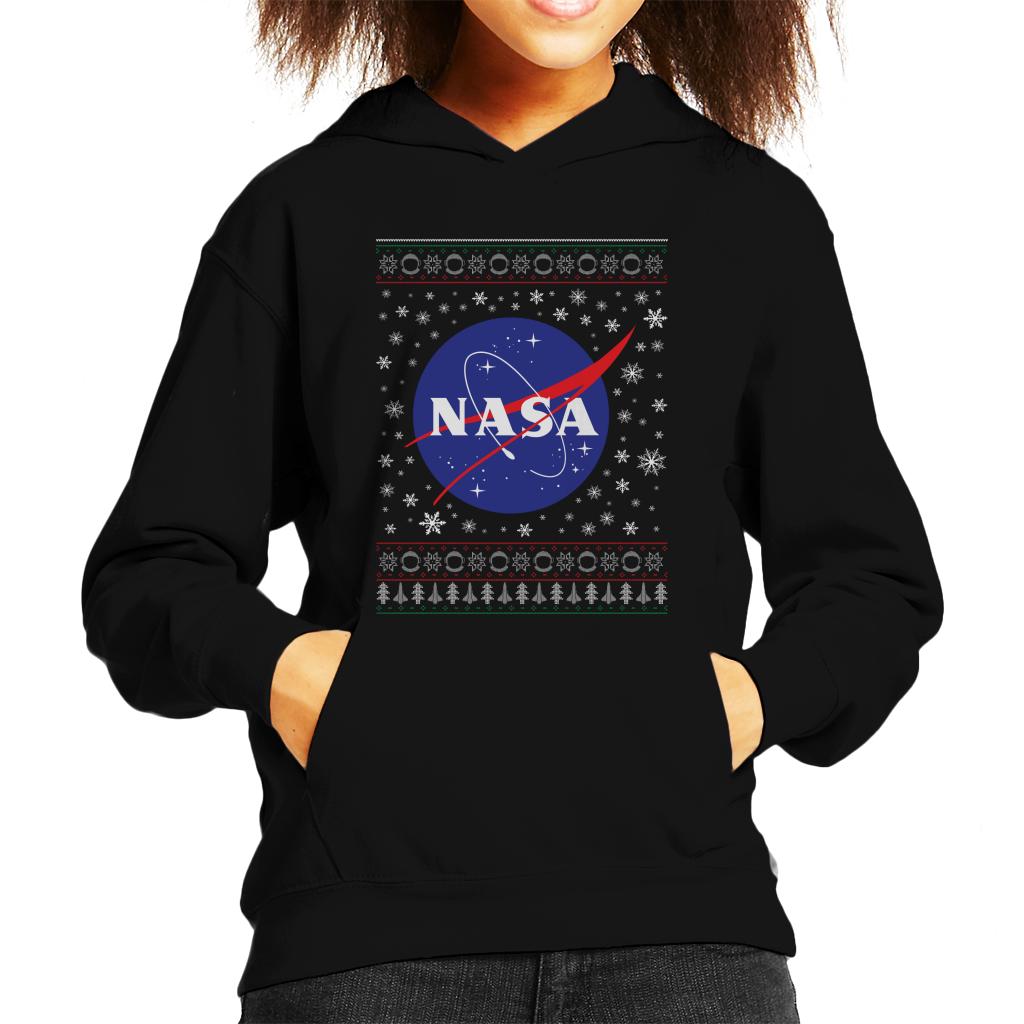 The NASA Classic Insignia Christmas Knit Pattern Kids product image 1